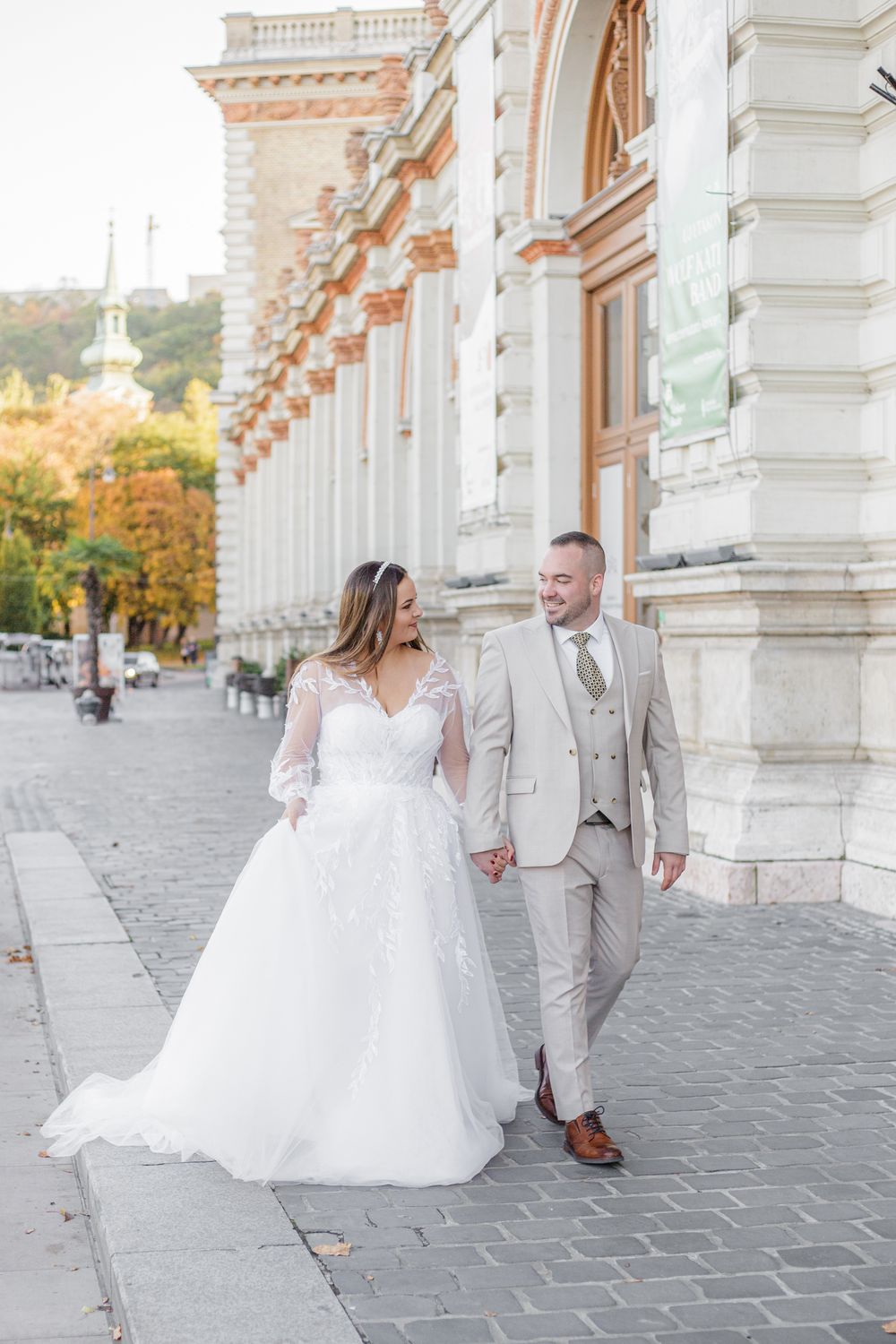 Esküvői pár a szertartás után